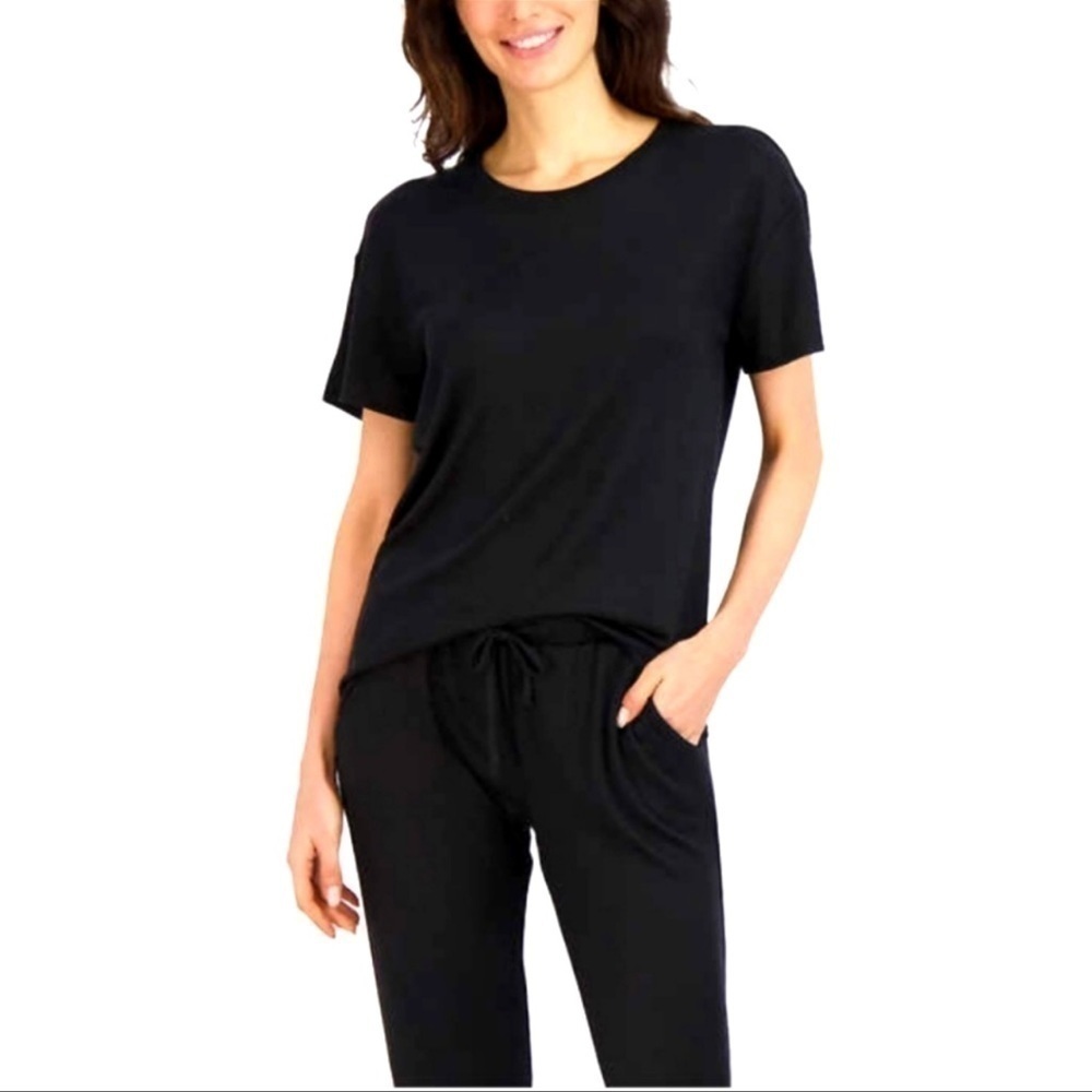 NEW-LIVE 2 Lounge 4 Pc Essential Lounge Set-WrapCardigan,T-Shirt,TankTop,Joggers - Picture 2 of 12
